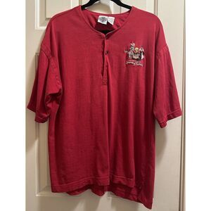 That's All Folks Acme Short Sleeve Red Bugs Bunny‎ Vintage Size Large Men's